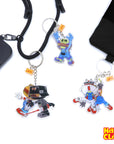 Burger Kun Cosplay Acrylic Keychain Set