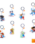 Burger Kun Cosplay Acrylic Keychain Set
