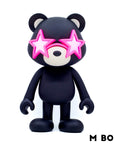 Phanta Bear Black with Pink Glasses M Body (200%)