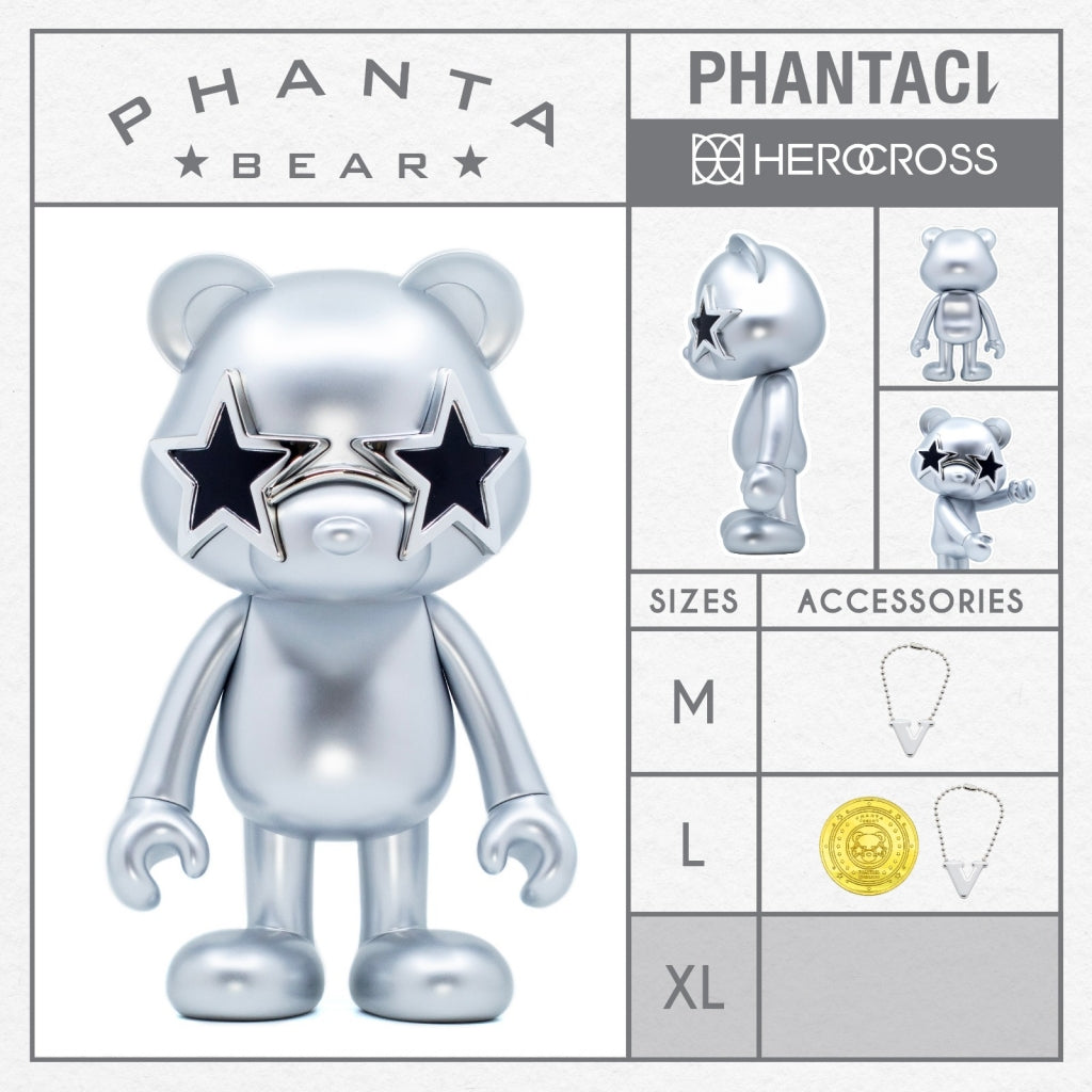 Phanta Bear Solid Series M Body - Silver (200%)