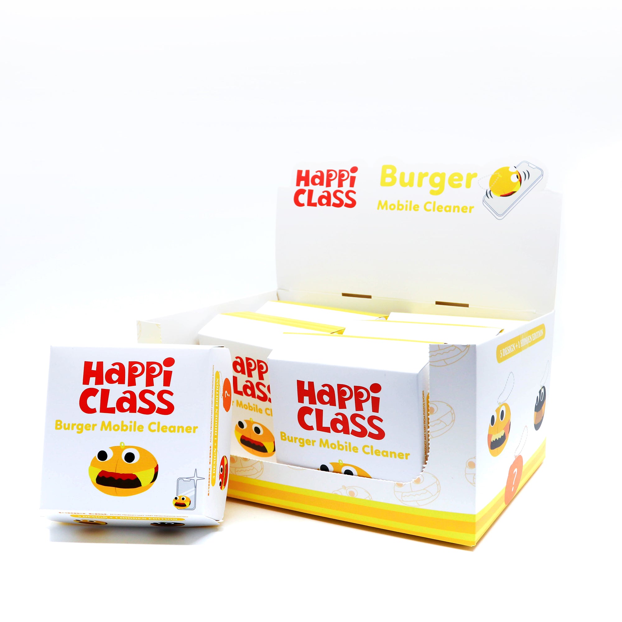 Burger Screen Cleaner Keychain 7 cm Blind Box (Set of 6)