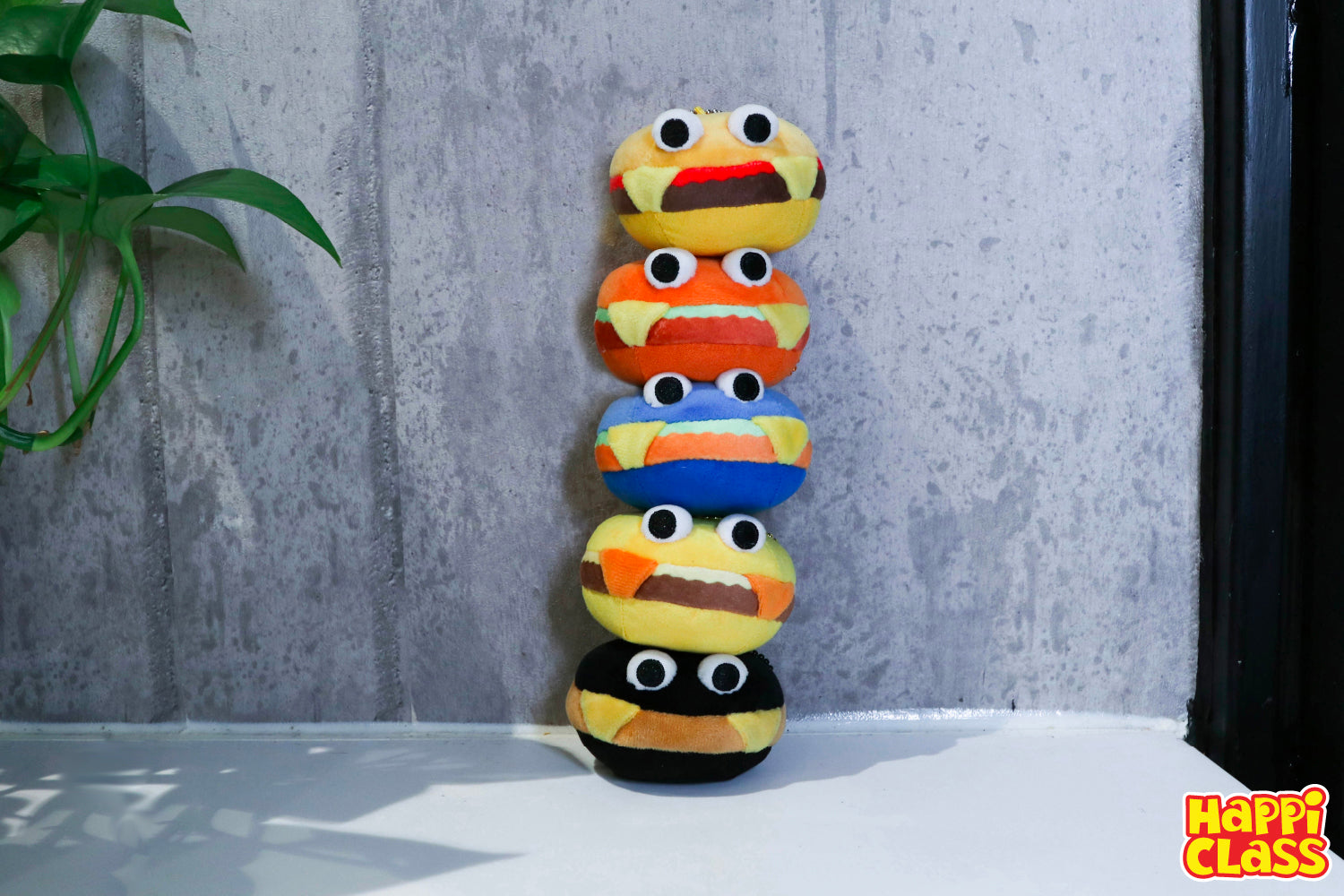 Burger Screen Cleaner Keychain 7 cm Blind Box (Set of 6)