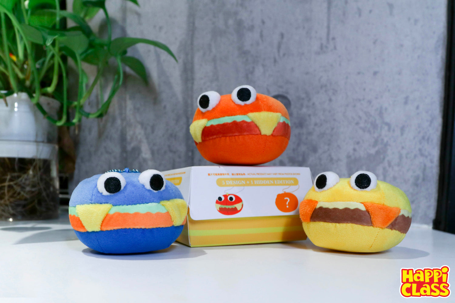 Burger Screen Cleaner Keychain 7 cm Blind Box (Set of 6)